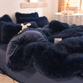 Mink velvet crystal velvet four-piece bedding Pi-Mart