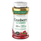Nature's Bounty Cranberry Gummies; Cran-Raspberry Flavor; 500 mg; 150 Count