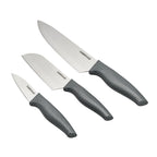 Farberware 3-piece Chef Knife Set ,Carbon Fiber Pattern Handle EasyOptionXY LLC