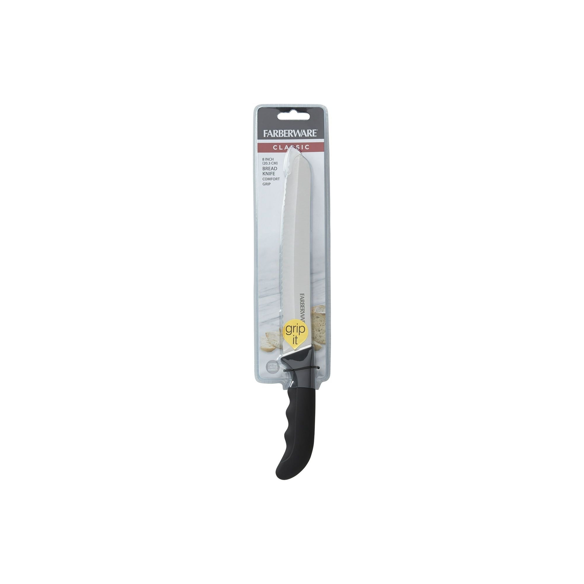 Farberware Comfort Grip 8-inch Bread Knife in Black EasyOptionXY LLC
