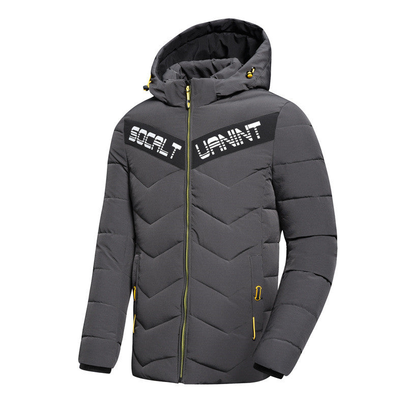 Casual hooded down jacket Pi-Mart