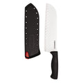 Farberware Edgekeeper 7-inch Santoku Black Knife with Self-Sharpening Sleeve EasyOptionXY LLC