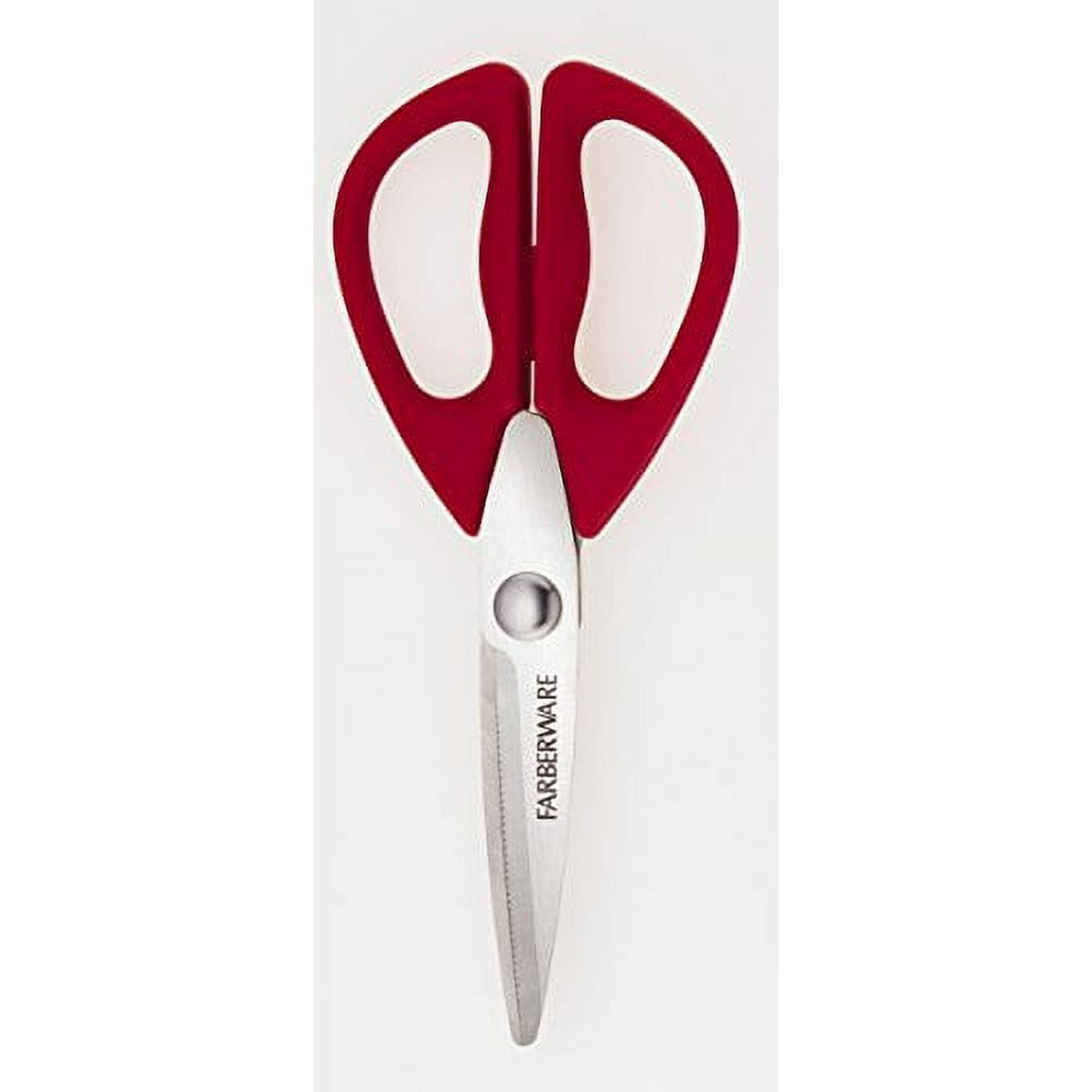 Farberware Professional Stainless Steel All-Purpose Kitchen'shears, Red EasyOptionXY LLC