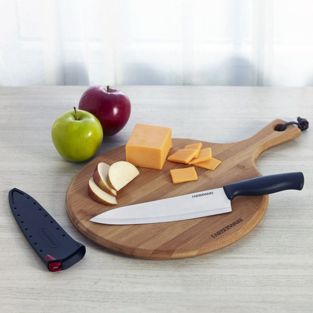 Farberware Edgekeeper 8-inch Chef Knife with Self-Sharpening Sleeve EasyOptionXY LLC