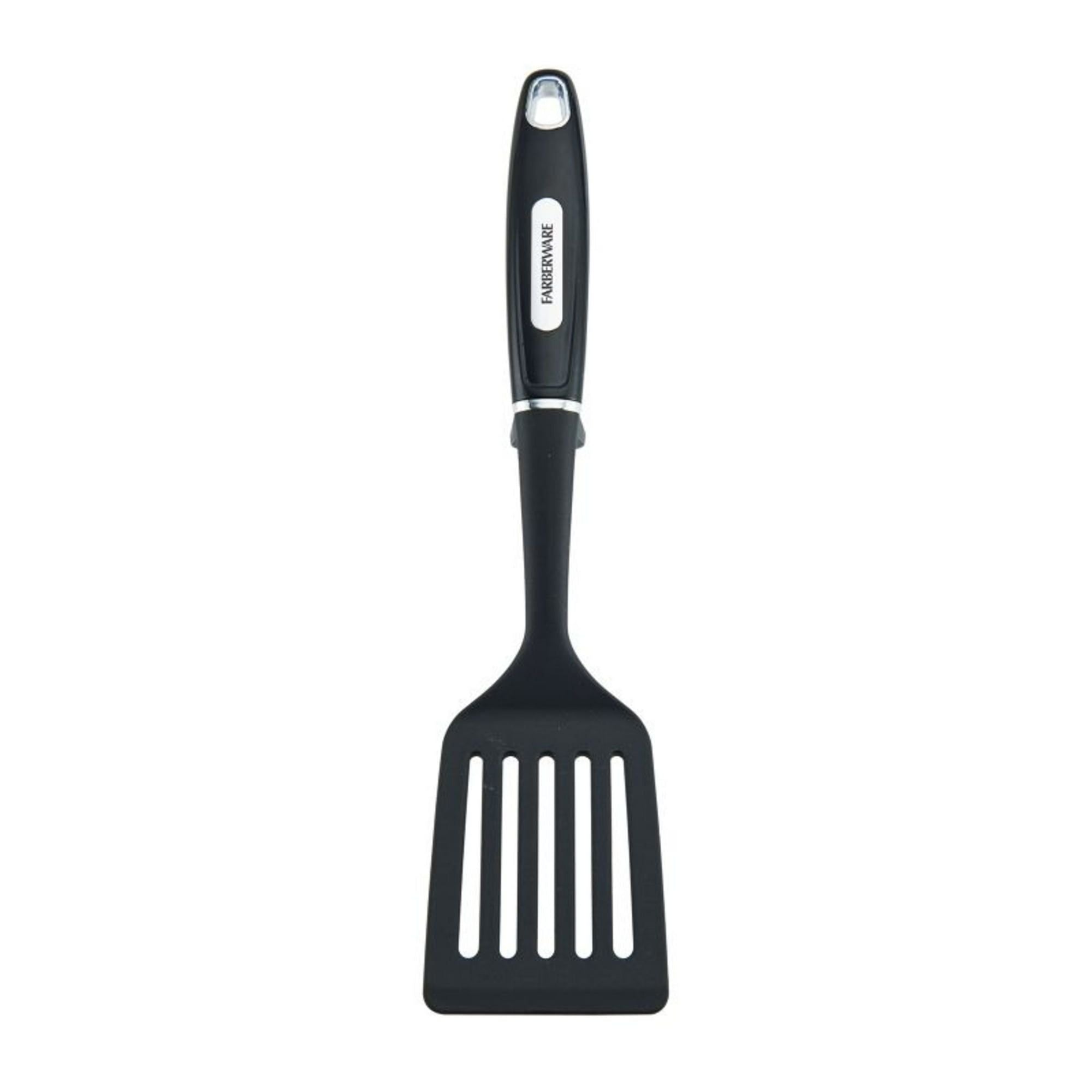 Farberware Professional Nylon Slotted Kitchen Spatula/Turner with Black Handle