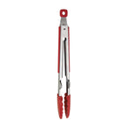 Farberware Healthy Eating Stainless Steel Tip Up Tongs, Red EasyOptionXY LLC