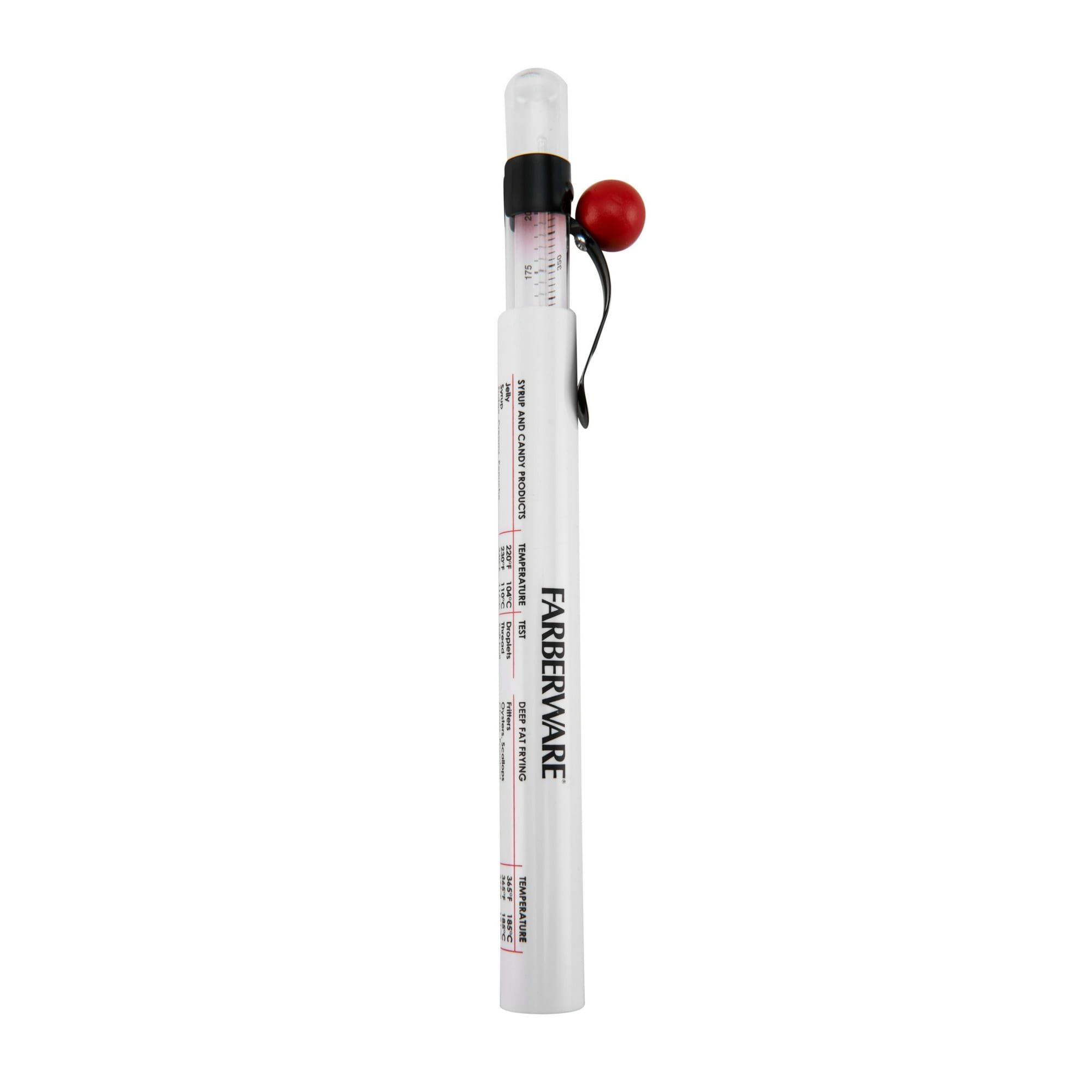 Farberware Protek Candy and Deep Fry Thermometer, White