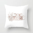 Pink sofa cushion cushion pillowcase Pi-Mart