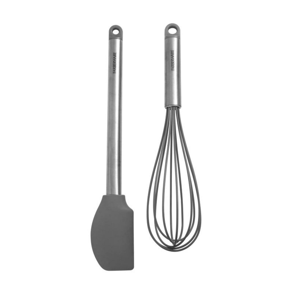 Farberware Professional Whisk and Spatula Set, Gray EasyOptionXY LLC