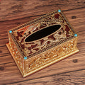 Tibetan Tantric Buddhism Eight Auspicious Tissue Box Living Room Dining Room Car Small Tissue Box Pi-Mart
