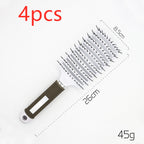 Hairbrush Anti Klit Brushy Haarborstel Women Detangler Hair Brush Bristle Nylon Scalp Massage  Teaser Hair Brush Comb Pi-Mart