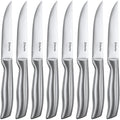 D.Perlla Steak Knives, Non Serrated Stainless Steel Sharp Steak Knife Set of 8 with Gift Box EasyOptionXY LLC