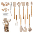 Hecef 32 Piece Kitchen Utensils Set, Food Grade Silicone Cooking Gadgets Tools with Holder EasyOptionXY LLC