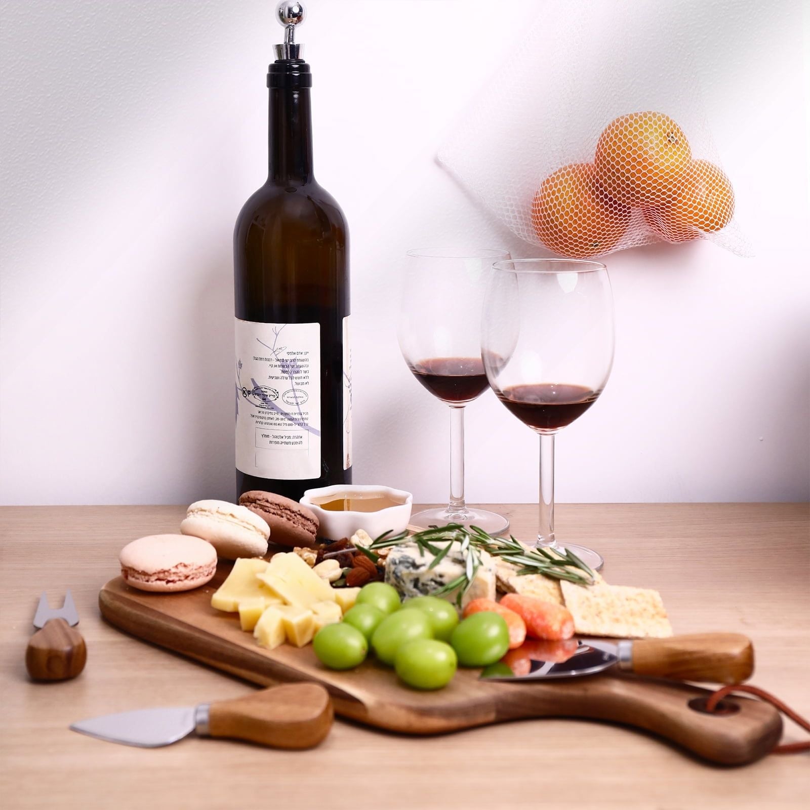 Hecef Upgrade Larger Cheese Board Set of 4, Acacia Wood Charcuterie Serving Plate with Knife Set EasyOptionXY LLC