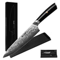 Hecef Chef Knife, 8 inch Japanese Damascus Steel Kitchen Knife, Professional Extra Sharp VG10 Knife EasyOptionXY LLC
