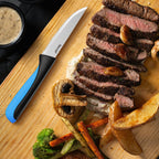 Hecef 13-Piece Knife Set with Block, High Carbon Steel Sharp Chef Knives with Build in Sharpener EasyOptionXY LLC