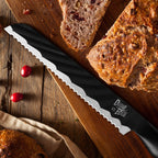 Dimoedge Knife Block Set, 13 Pieces Ultra Sharp Chef Knife with Block, Build-in Sharpener EasyOptionXY LLC