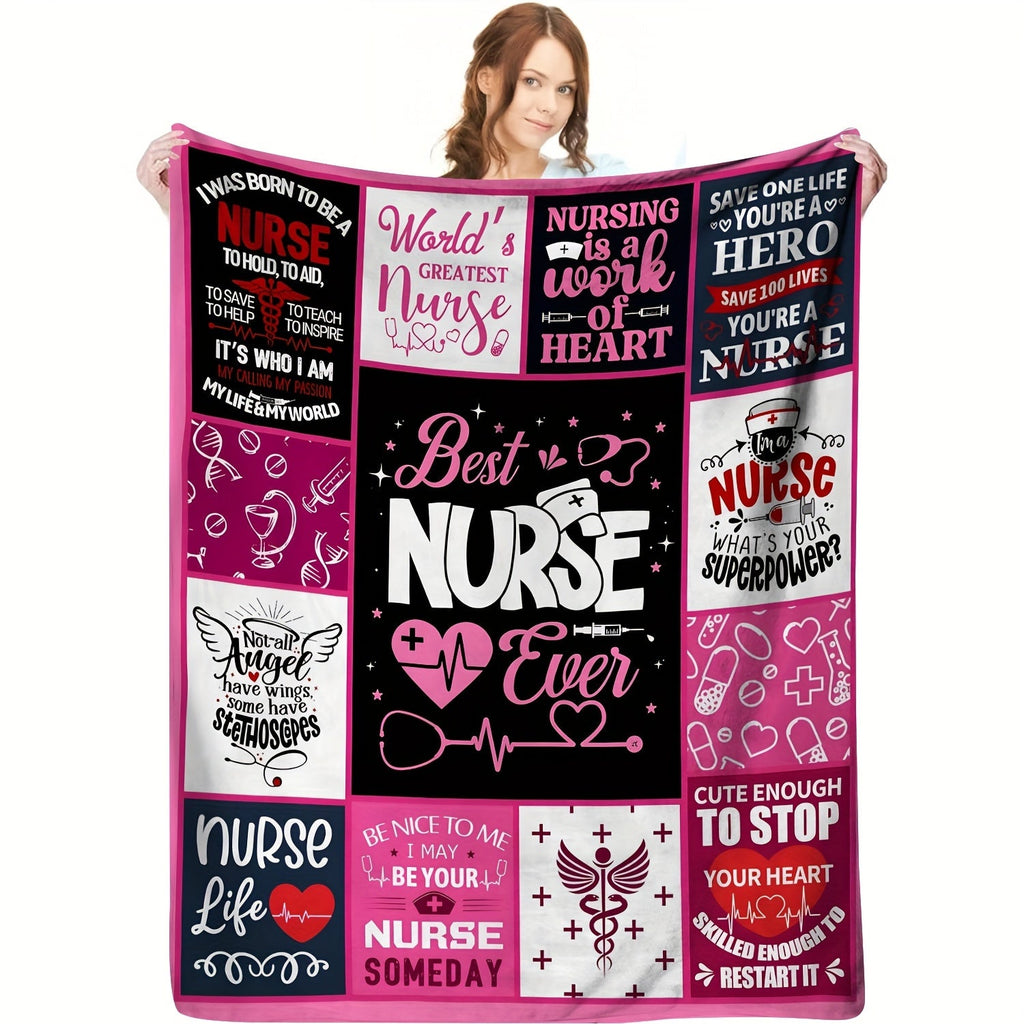 Soft Flannel 1pc Blanket - Gifts For Nurses, Sofa, Bed, Or Outdoor Use Lootquake LLC
