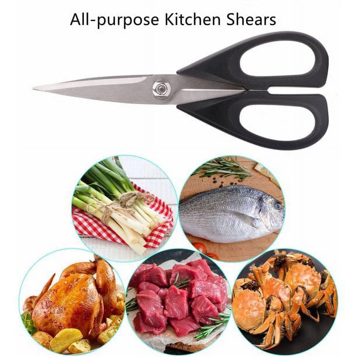 McCook MC39 Knife Set with Built-in Sharpener, 14-Piece Triple Rivet Cutlery Knife Block Set EasyOptionXY LLC