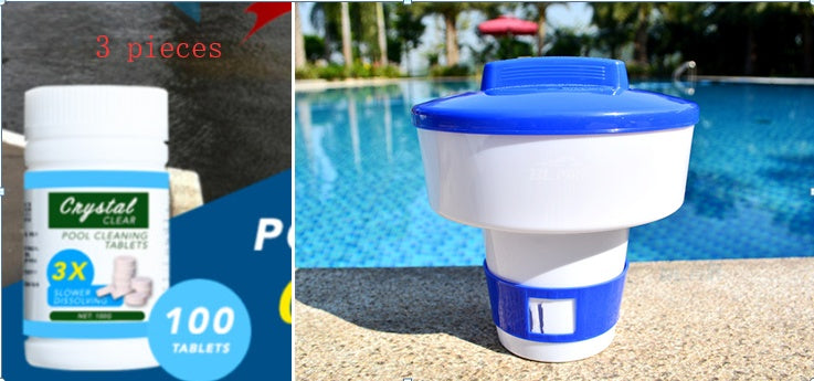 New Cleaning Tablet Instant Effervescent Chlorine Tablet Swimming Pool Decontamination Treatment Pi-Mart