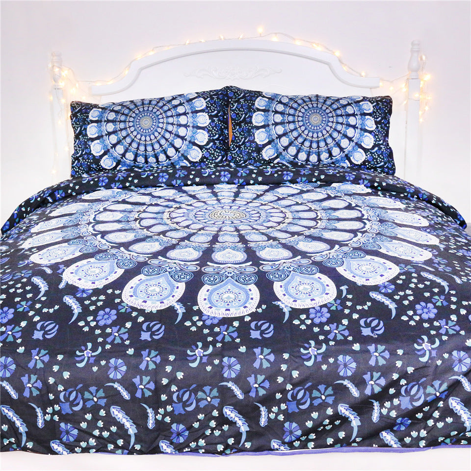 Blue Peacock Bedding Pi-Mart