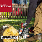 Hyper Tough 20V 4.0Ah Battery Powered 12in Brushless Chainsaw, HT22-401-03-03