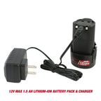 Hyper Tough 12V Max* 50-Piece Project Kit with Lithium-Ion Cordless 3/8-in Drill Driver and 1.5Ah Battery, 99311