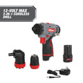 Hyper Tough 12V Max Lithium-Ion 3-in-1 Multi-Head Power Drill Set with 1.5Ah Battery and Charger, 80003