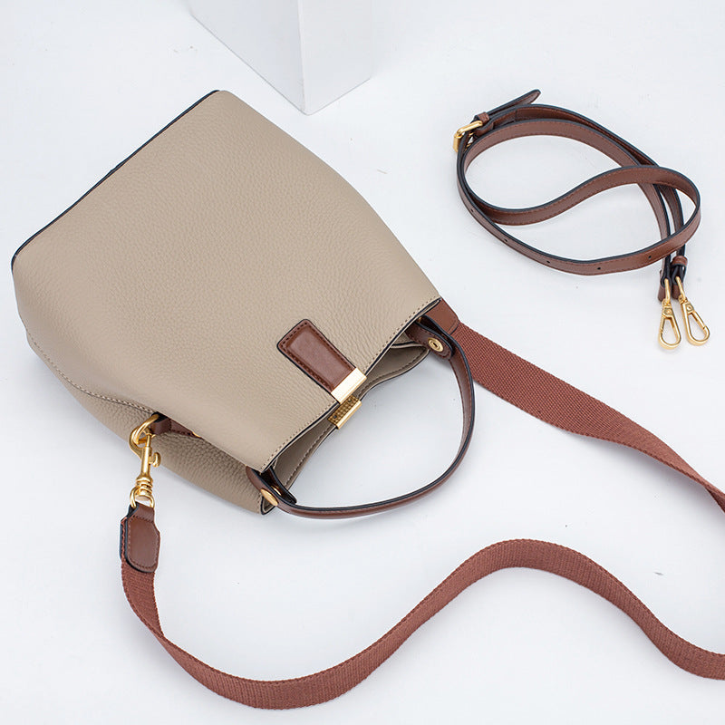 Tote Crossbody Bucket Bag for Women Simple Elegant Purse SHOMICOBOUTIQUE