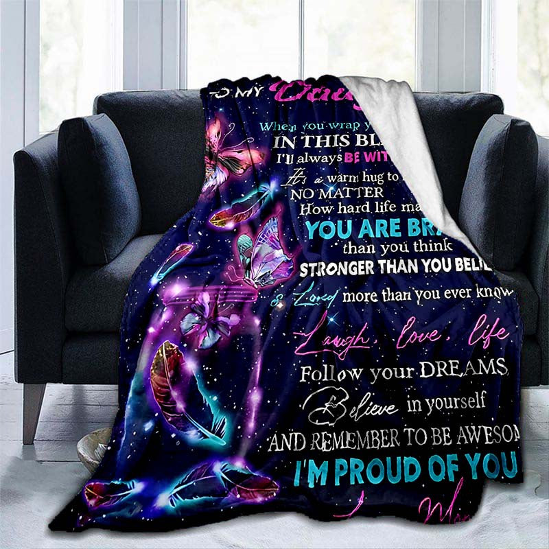 1pc Cozy Purple Envelope Blanket - Soft, Warm, and Lightweight Flannel Throw for Versatile Use - Perfect for Sofa, Bed, Travel, Camping, Living Room, Office, Couch, Chair, and Bed with Digital Printing Fleece and Gentle Flann