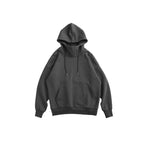 Stand-up collar oversize drop shoulder hoodie Pi-Mart