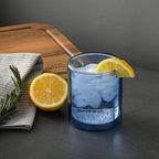 Thyme & Table 13oz Double Wall Drinking Glass, Blue