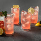 Thyme & Table 16oz Double Wall Drinking Glass, Clear