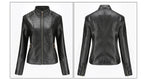 Women's motorcycle leather jacket Pi-Mart