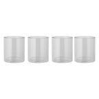 Thyme & Table 4-Piece 13oz Double Wall Drinking Glass Set, Clear EasyOptionXY LLC