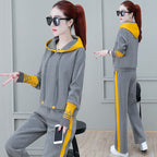 Sports Suit Hooded Sweater Women Loose and Slim Casual Wear Pi-Mart