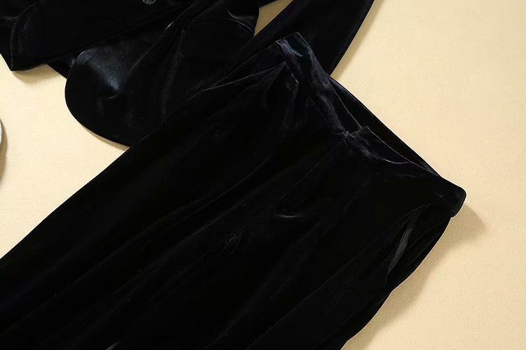 Velvet professional suit high-end women Pi-Mart