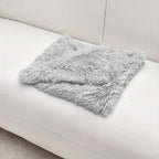 [Warm Luxurious Pet Blanket Comfort] Luxurious Plush Pet Blanket for Cats & Dogs - Machine Washable, Winter Warmth Comfort Mat for Nests and Sofas