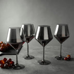 Thyme & Table Angled Wine Glass in Smoke Finish EasyOptionXY LLC