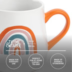 Thyme & Table Stoneware Coffee Mugs, 15 fl oz, Set of 4 EasyOptionXY LLC