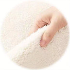 Imitation Cashmere Black Pattern Tan Spotted Oval Floor Mat Large Area Full Padded Premium Light Luxury Premium Sense Carpet Living Room Tea Table Blanket Room Bedside Thickened Household Floor Mat For Hotel Lootquake LLC