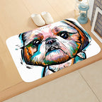 Digital Printing Floor Mat Bathroom Kitchen Toilet Absorbent non-slip Mat Pi-Mart