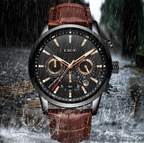 Men's  Waterproof Watch With Chronometers Day View Sport Analog Watches Excellent Look Perfect Gift For Him Stevvex