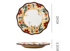 Underglaze Ceramic Tableware Bohemian Household Dishes Pi-Mart
