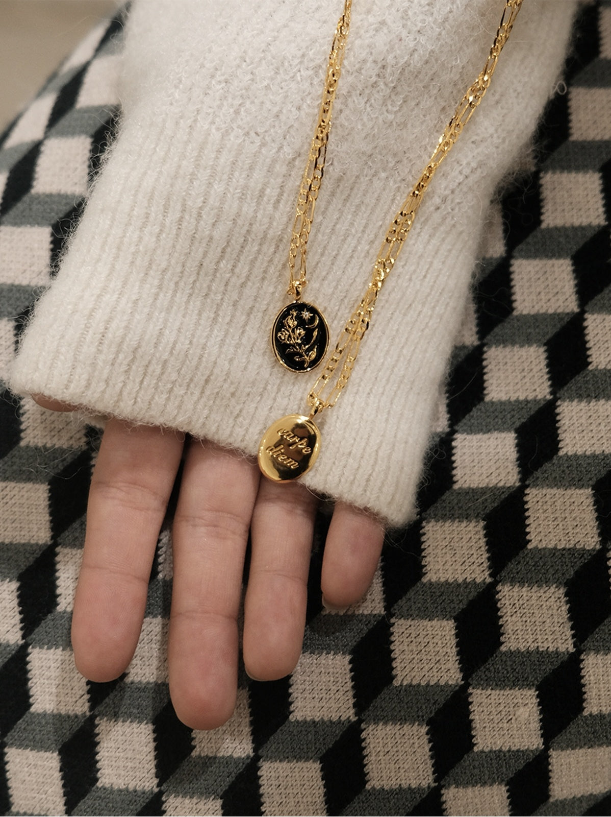 Creative Simple And Versatile Metal Necklace Pi-Mart