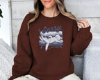 Women's Fashionable Solid Color Printed Long Sleeved Sweatshirt - SJB-DIAMOND ELITES