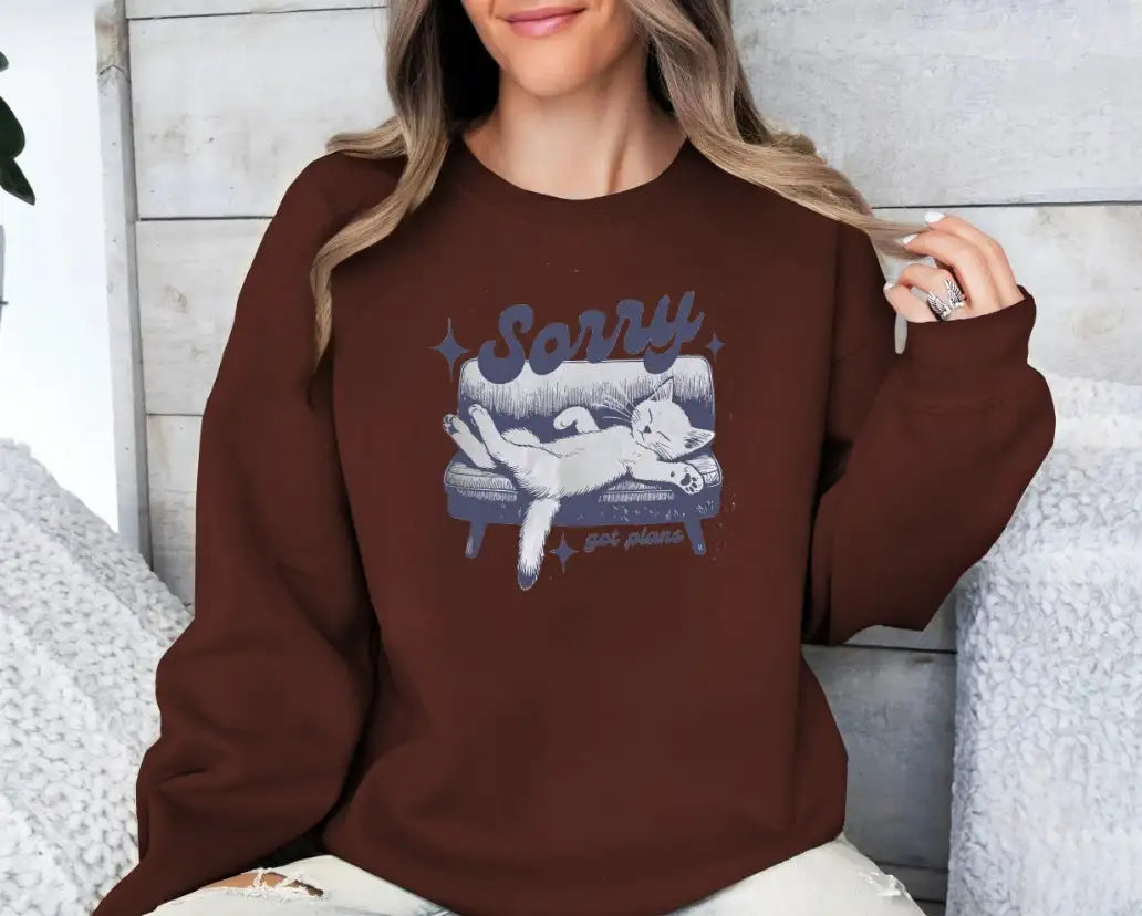 Women's Fashionable Solid Color Printed Long Sleeved Sweatshirt - SJB-DIAMOND ELITES