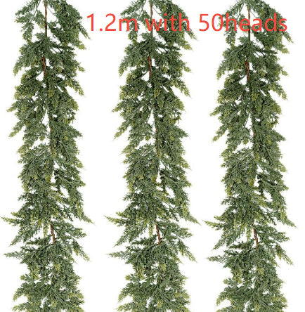 Thickened Cedar Rattan Decorations Christmas Pine And Cypress Rattan Pi-Mart