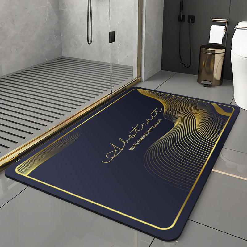 Soft Diatom Mud Bathroom Absorbent Mat Anti Slip Pi-Mart