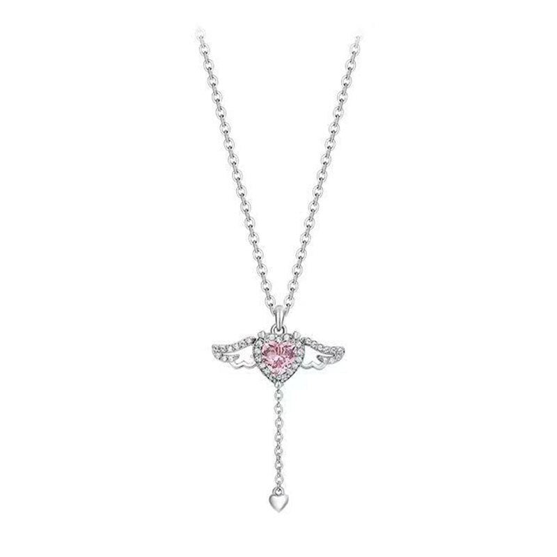 Heart Wings Necklace - SJB-DIAMOND ELITES